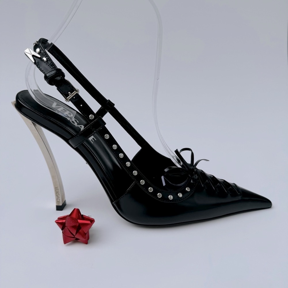 VERSACE SLINGBACK HEELS - Picture 7 of 16